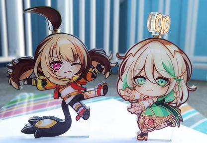 Gigi & Cecilia Spinning Standee