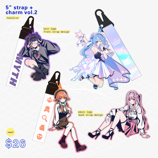5" Hololive Strap + Charm Vol.2