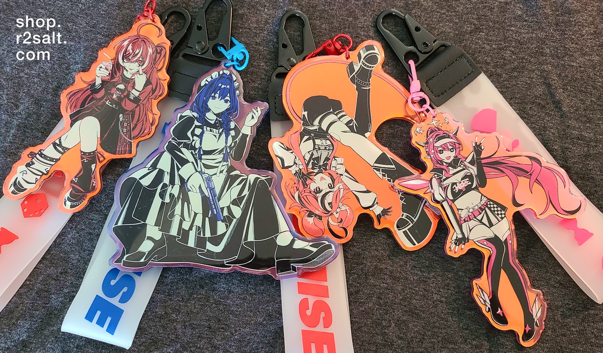 5" Hololive EN Charm + Rubber Strap Vol.2