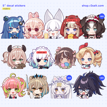 VTuber 5" Decal Sticker