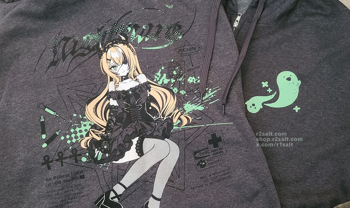 Nimi Nightmare Zip Hoodie