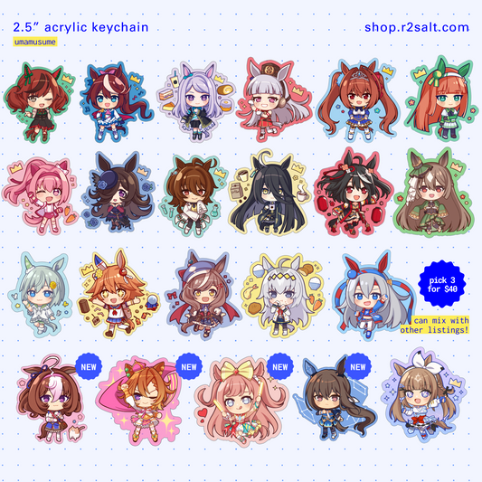 Umamusume 2.5" Acrylic Charm