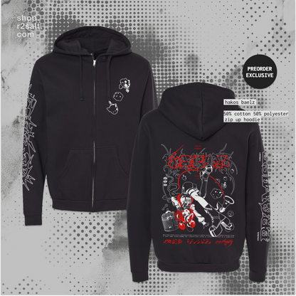 Hakos Baelz Zip Hoodie