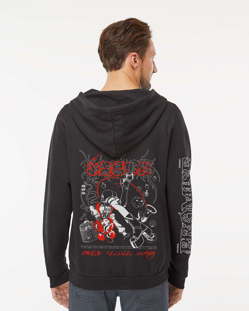 Hakos Baelz Zip Hoodie