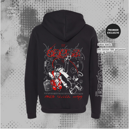Hakos Baelz Zip Hoodie